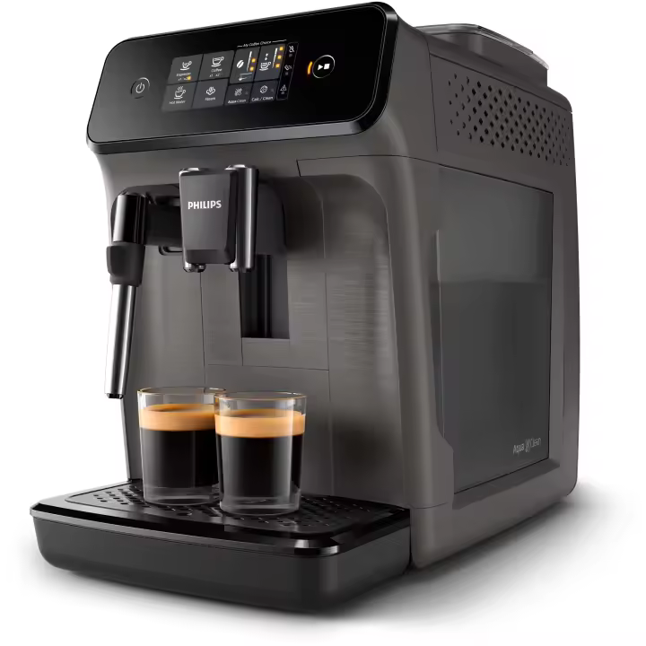 Philips EP1224 - Cafetera espresso con molinillo - Interfaz LED de un toque - Descalcificaci�n autom�tica - 15 barras - 1