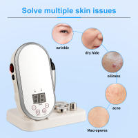 Nueva MINI Facial RF De Beemyi Instrumento De Belleza Con Corriente EMS Rejuvenecimiento De Piel Elevación Y Tensión Herramienta De Cuidado De La Piel Tamaño 13.5*18*21CM - details 6