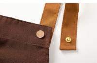Aguas Repellente Del Apron De Cocina Unisex Con Bolsillos Para Trabajo Limpieza Restaurante Waiter Apron De Florista Tienda De Té En Bolsa Pinafore - details 5
