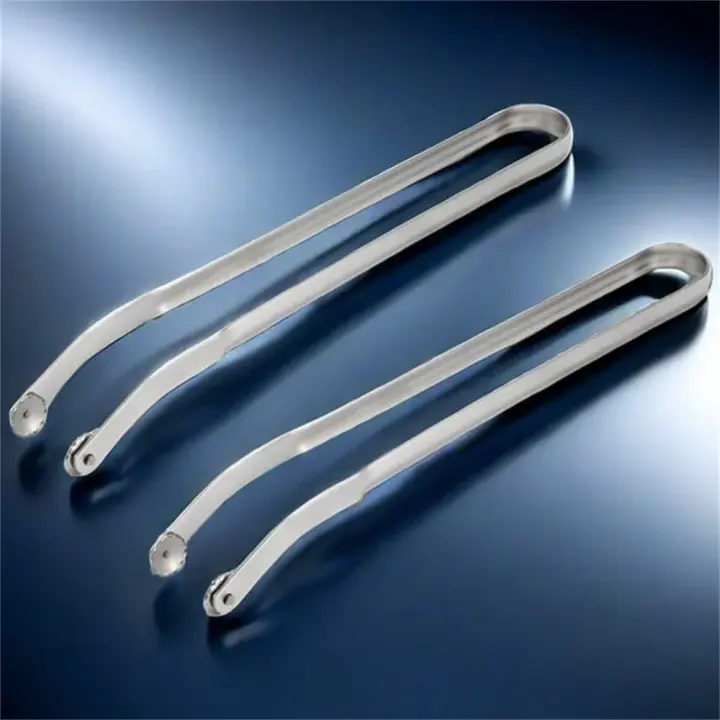 Pinzas Para Barbacoa Profesionales De Acero Inoxidable Con Mango Largo Herramienta De Cocina Para Asar Y Girar Salchichas Utensilios De Cocina No Atrapa Adhesivos - 1