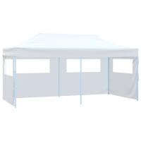 vidaXL Carpa Plegable Profesional con 4 Paredes Acero 3x6m Tienda Color Antracita,  Azul,  Blanco y mas - details 2