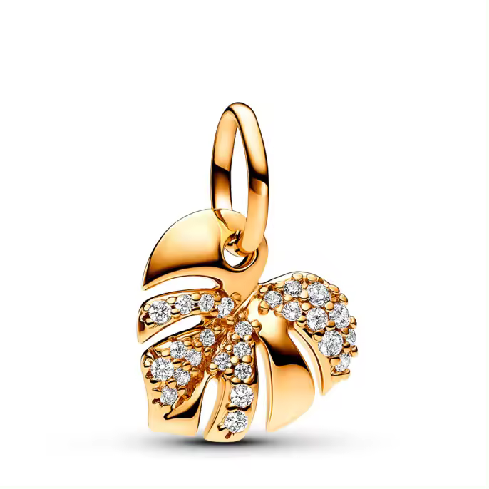 Pandora Charm Colgante Hoja Monstera Brillante 763349C01 , para Mujer - 1