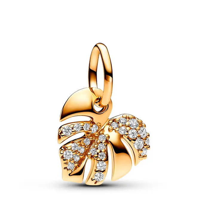 Pandora Charm Colgante Hoja Monstera Brillante 763349C01 , para Mujer - 1