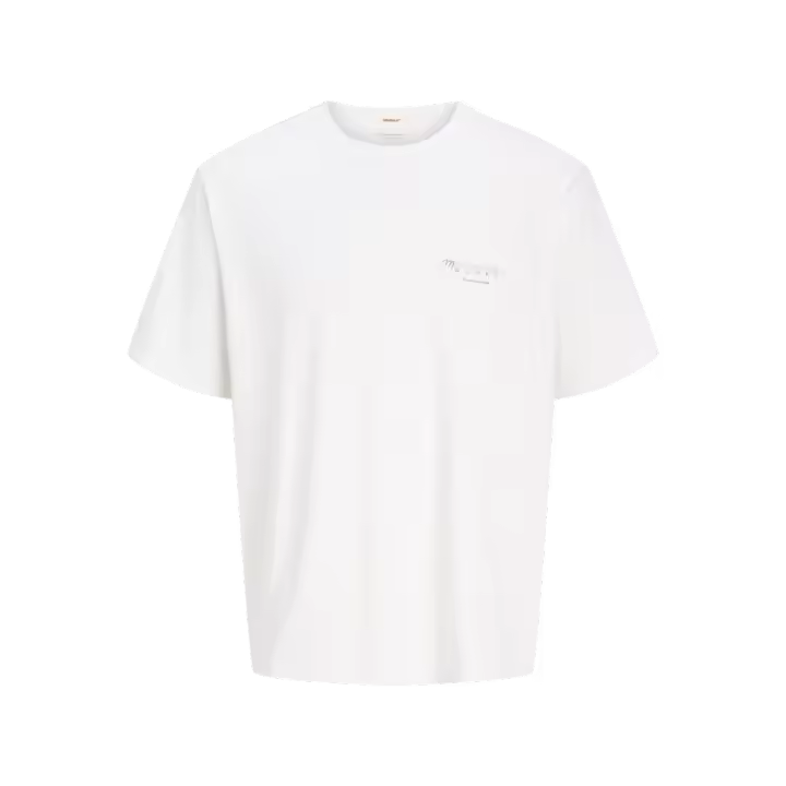 Jack & Jones Almeria World Tee Camiseta Color Blanco Brillante - Básico, Suave Y Elástica - 1