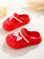 Zapatillas De Hadas Para Niñas Clogs Transpirables Con Accesorios De Lazo Zapatos De Jardín Antideslizantes Para La Playa Zapatillas De Verano Para Niñas - details 19