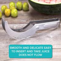 Sandía slicer cortador de Maple inoxidable Fruta Tallados rebanada Cutt formas Melón Cocina Cuchillo herramienta multición - details 2