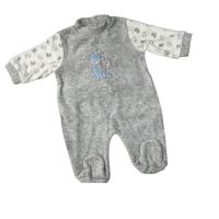 Pijama para bebe niño de invierno tipo pelele marca Kinanit - details 1