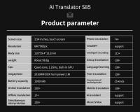 Dispositivo de Traducción en Tiempo Real - 138 Idiomas, Traductor AI ChatGPT, Traducción Offline con Grabación y Entrada por Foto, Ideal para Viajes y Estudios​ - details 17