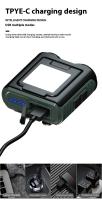 Linterna Frontal LED De Inducción Recargable Con Batería Integrada Sensor Y Clip Para Camping Y Pesca Luz De Cabecera - details 5