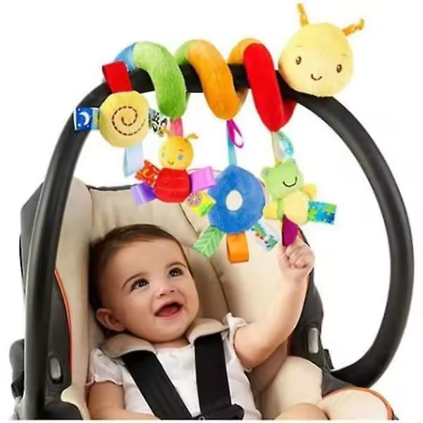 1 pieza de cochecito de bebé en Espiral, accesorios para cunas y cochecitos, juguetes de Plush, Regalos de cumpleaños - 1