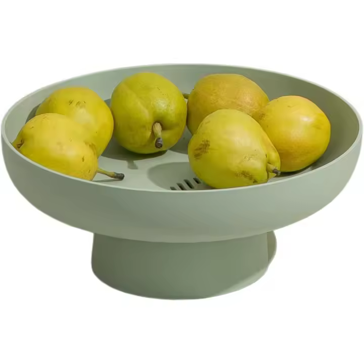 Frutero cesta de frutas para encimera de cocina, cestas de almacenamiento de cocina, organización, centro de mesa de decoración para encimera de cocina o mesas de comedor (amarillo) - 1