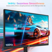 TITAN ARMY Monitor Gaming 24 Pulgadas P2418C, 144Hz FHD 1920*1080 Pantalla IPS, 1ms GTG, 111% sRGB, FreeSync, HDR, Luz Azul Baja, Soporte Ajustable, DP & HDMI x2, Windows Mac PC, FPS MOBA RTS RPG Gaming - details 4