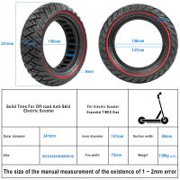 Pneumático Sólido De 10 Pulgadas 255x80 Para Patinete Eléctrico KUGOO M4 Kaabo Mantis 10 Pieza De Scooter Accesorios De Repuesto - details 3
