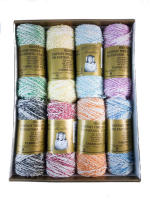 MORILLAS Pack de 16 Zepelines HAPPY Hilo Fantasía para Tejer Ganchillo Punto - Suavidad y Durabilidad - N5 HAPPY COLORES - 80gr. X 16 Unidades - details 2