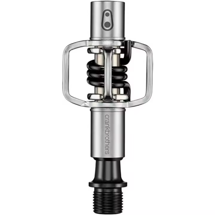CRANKBROTHERS Crank Brothers Pedales Egg Beater 1 Plata/Negro para Bicicletas de Montaña con Enganche de 4-caras y Doble Sellado - 1