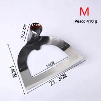 Pala Hueca De Acero Para Rascar Y Engrasar En Jardín Y Granja Con Mango Herramienta Multifuncional De Jardinería Y Agricultura - details 10