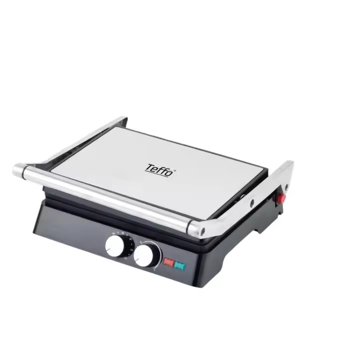 Sandwichera TEFFO - ARIETE Grill & Taste, 2000 W  Parrilla acero inoxidable - 1