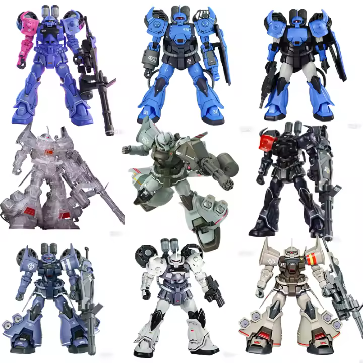 Tiger Zaku Serie Mecha DIY Personalización De Color Pack De Modelo De Artesanía De Acción Figura Coleccionable Regalo Juguete - 1