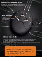 Parche De Estimulación Muscular Para Entrenamiento Abdominal Apparato De Quemado De Grasa Inteligente Fitness Unisex - details 3