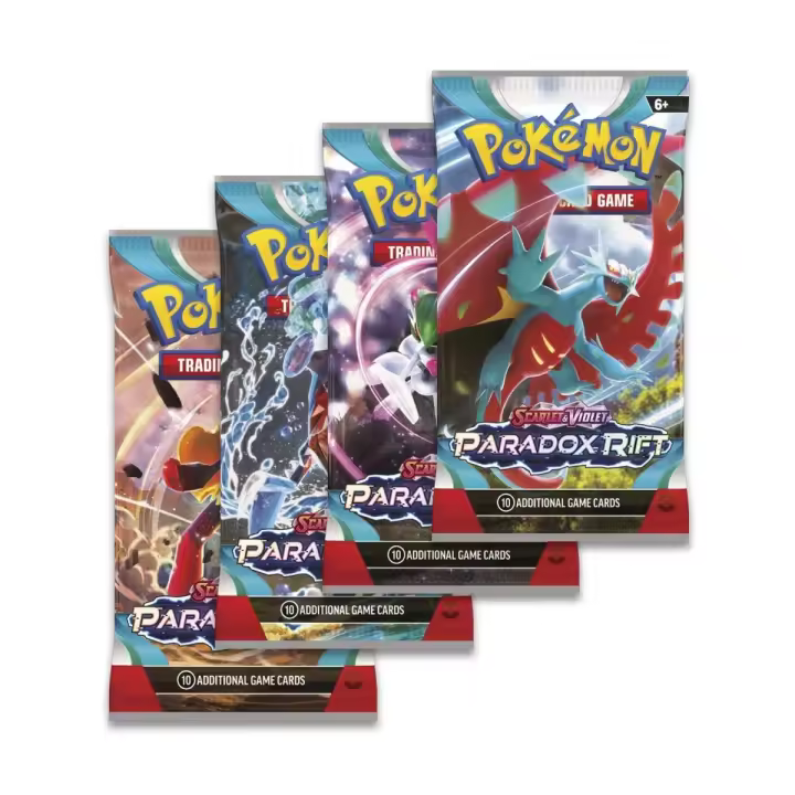 Sobres Pokémon Scarlet & Violet 4 Paradox Rift (inglés) Raíz MERCHAN-STORE Juego de cartas coleccionables Pokemon TCG - 1