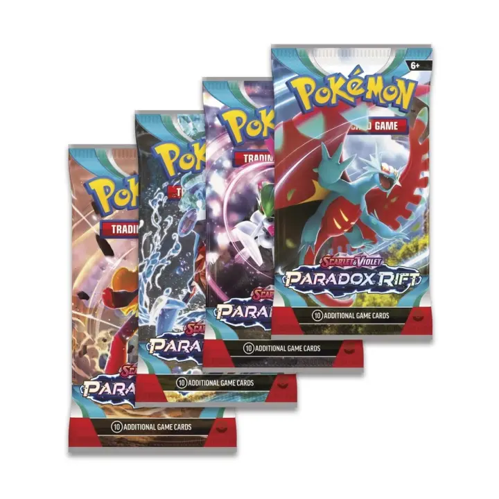 Sobres Pokémon Scarlet & Violet 4 Paradox Rift (inglés) Raíz MERCHAN-STORE Juego de cartas coleccionables Pokemon TCG - 1