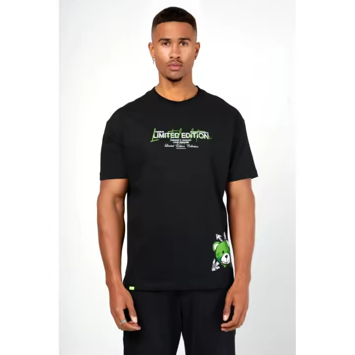LOUIS VENDOME CAMISETA HOMBRE LV-54 Black/Green. - 1