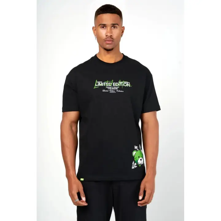 LOUIS VENDOME CAMISETA HOMBRE LV-54 Black/Green. - 1