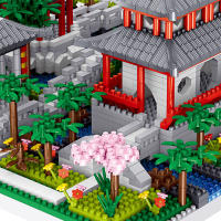 Juego De Construcción De Bloques Micro Suzhou Clásico Jardín Serie Famoso 1800+ Piezas Para Niños Y Adultos Juguetes Educativos De Plástico ABS - details 3