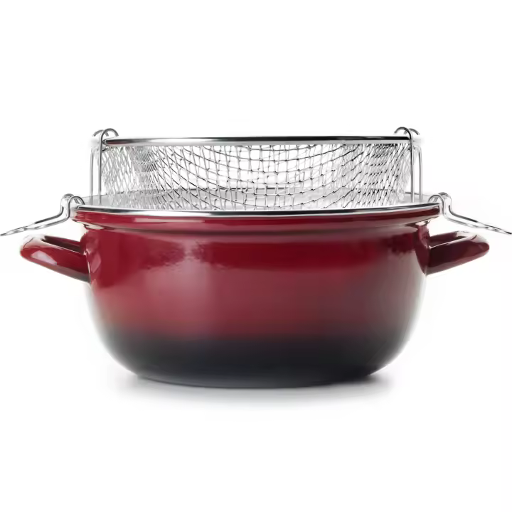 FREIDORA CON CESTILLO VOLCAN 24 CMS. MARCA IBILI REF.931624 - 1