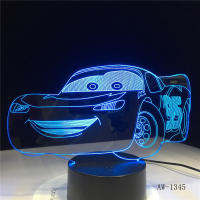 Lámpara De Noche LED En Forma De Coche Con Cambio De Color USB 7 Colores Decoración Para El Hogar Y Sueño Del Bebé Luz 3D Para Escritorio - details 4