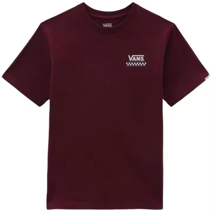 Camiseta de Manga Corta Vans Stackton para niños en color rojo - 1