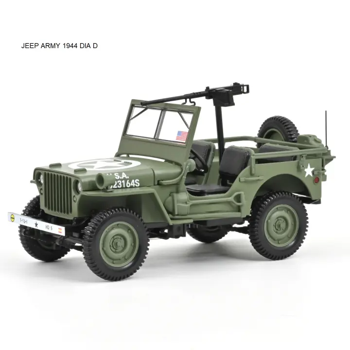 JEEP ARMY 1944 D-DAY, conmemoración desembarco de Normandía. escala 1:18 NOREV 189016 - 1