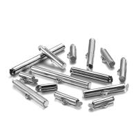 30-50Pcs Crimp End Beads Slide on Clasp Buckles Tubes Connectors Para DIY Joyería Metálicos De Cobre Accesorios De Enlace - details 6
