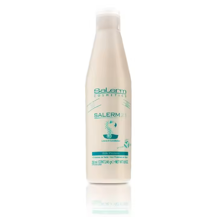 Salerm 21 Acondicionador Sin Aclarado 250ml Silk Protein – Leave In Conditioner Hidratante Protección Térmica Cabello Seco Dañado Salerm 21 - 1