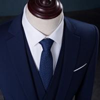 Traje De Novio Para Hombre Estilo Europeo Sólido Y Elegante Conjunto De Blazer Y Pantalones Oficina Y Bodas 2 Piezas Tallas M-6XL - details 4