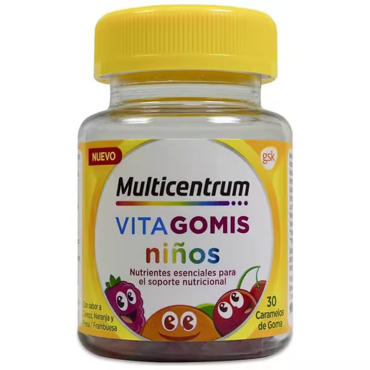 Multicentrum Vitagomis Junior Multivitamínico Niños 30Uds - 1