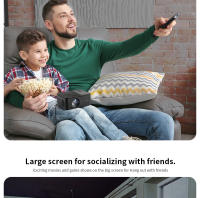 Proyector AUN A32 MINI Portátil Para Cine En Casa LED WIFI Espejo Android IOS SmartPhone 1080P 4K Movie Resolución Óptica 1280x720dpi - details 4