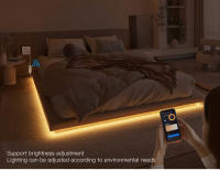 Tira De Luz LED COB ZigBee Inteligente Compatible Con Tuya Alexa Con Controlador Dimmer Wifi USB 5V Para Decoración De Habitaciones Cocinas - details 7