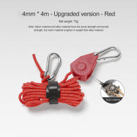 6Pcs Cuerda De Atado Para Acampar 4mm Afinador De Cuerda De Viento Hebilla De Pulley Ratchet Gancho De Cuerda De Tenda Accesorios De Tenda - details 21