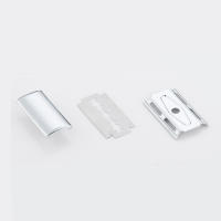 Afeitadora Manual Clásica De Seguridad Doble Hoja Para Hombres Y Mujeres Herramienta De Peluquería Con Hojas De Afeitar Y Estuche - details 4