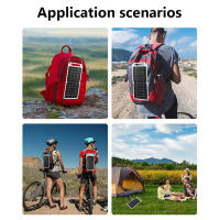Panel Solar Portátil 6W Con USB Para Exteriores Impermeable Para Camping Y Senderismo Cargador De Móvil 5V De Silicio Monocrómico - details 6
