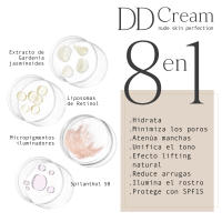 Atashi DD Cream Antiedad SPF 15 | Tratamiento Hidratante Antiedad con Color | Efecto Buena Cara, Flash, Lifting Inmediato | 8 beneficios en 1 | Con Retinol |  Efecto No Make Up Make Up | Para todo tipo de pieles | Disponible en 4 tonos | 50ml - details 2