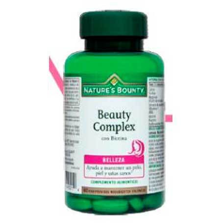 Nature'S Bounty Beauty Complex Con Biotina 60Comp - Mantiene Pelo Piel y Uñas Sanos