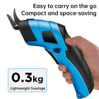 Tijeras Eléctricas Sin Cable Para Costura Aideepen Recargables Por USB Para Corte De Algodón Tela Cuero Y Otros Material Blade De Acero Tungsteno - details 8