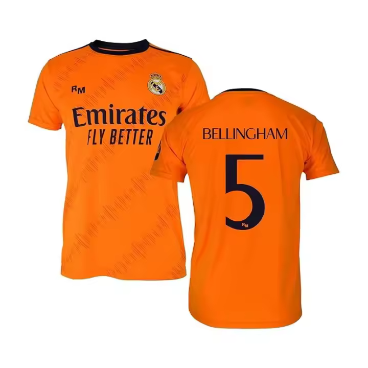 Real Madrid Camiseta segunda Equipación Temporada 2024-2025 - Bellingham 5 - Réplica Oficial Adulto 2425BEL2 - 1