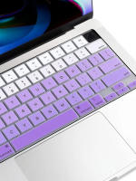 Cubierta De Teclado Compatible Con MacBook Pro14 16 Inc Y Air 13.6 15.3 M2 M3 A2442 A2779 A2918 A2485 A2780 A2991 A2681 A2941 Silicona Impermeable Y Antipolvo Para Laptop - details 1