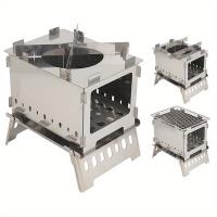BOPORO Estufa de Leña Portátil Plegable - Perfecta para BBQ, Camping y Parrilla de Carbón - details 1