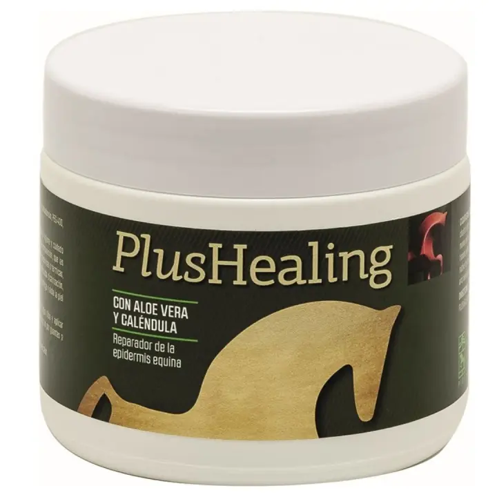 PLUSHEALING para rozaduras y abrasiones en caballos de Laboratorios Pino. Envase de 500ml - 1