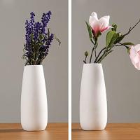 Blanco florero de cerámica, moderno Conjunto Único, adecuado para el hogar, Sala estar, oficina, decoración la mesa Cocina - details 3