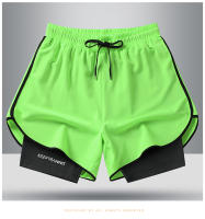 Shorts Deportivos De Verano Negro Sólido Casual Para Hombres Pantalones Cortos Secado Rápido Con Bolsillo Oculto Moda Deportiva - details 1